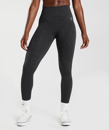 Leggins Gymshark Adapt Animal Seamless Mujer Negras | CO 2856DFM